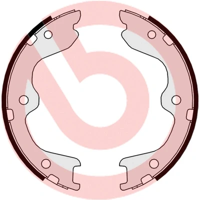 Kuva BREMBO S 56 544 Käsijarrukengät NISSAN: 350Z Coupe