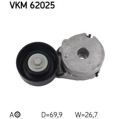 Kuva SKF VKM 62025 Kiristysrulla NISSAN: Qashqai / Qashqai+2 I, RENAULT: MEGANE 3 Grandtour, GRAND SCENIC 3, Coupe