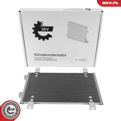 Kuva ESEN SKV 86SKV310 Ilmastoinnin Lauhdutin ilman vedenerotinta Alumiini 578mm PEUGEOT: Boxer Bussi, FIAT: Ducato II Flatbed Kuorma auto/Alusta