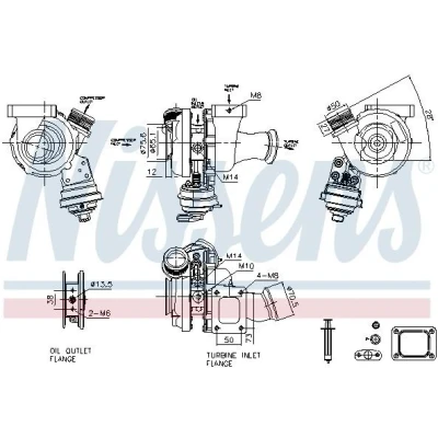 Kuva Turboahdin IVECO DAILY Flak/chassi VI, Skåp VW TRANSPORTER T4 Buss OE 5801922491
