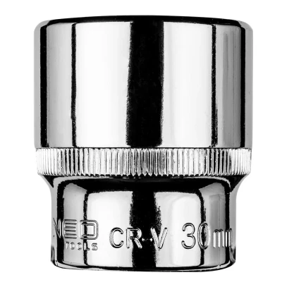 Kuva NEO TOOLS 08 430 Hylsyavain 1/2 30 mm Kromi vanadium teräs Kuusikulma