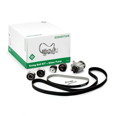 Kuva INA 530 0764 31 Vesipumppu + Jakohihnasarja Vesipumpulla JAGUAR: XF Sedan, LAND ROVER: Discovery 4