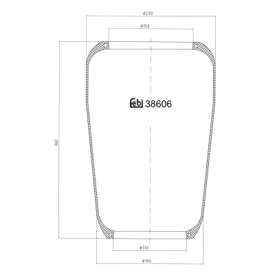 Kuva FEBI BILSTEIN 38606 Metallipalje, ilmajousitus