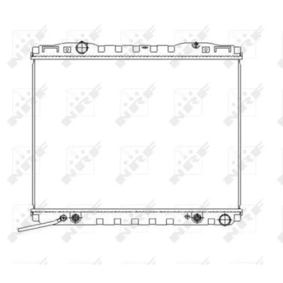 Kuva NRF 53366 Jäähdytin Alumiini 640 470 18 Jäähdytysrivat juotetut KIA: SORENTO 1