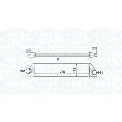 Kuva MAGNETI MARELLI 351319205410 Välijäähdytin OPEL: Movano B Van