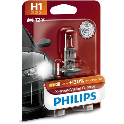 Kuva PHILIPS 12258XVGB1 Polttimo, kaukovalo H1 12V 55W 3500K Halogeeni FORD: C Max 2, Focus 2 Kombi, MONDEO 4 Turnier, OPEL: Insignia A Sports Tourer