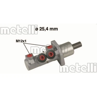 Kuva METELLI 05 0606 Jarrupääsylinteri 25,40 Alumiini