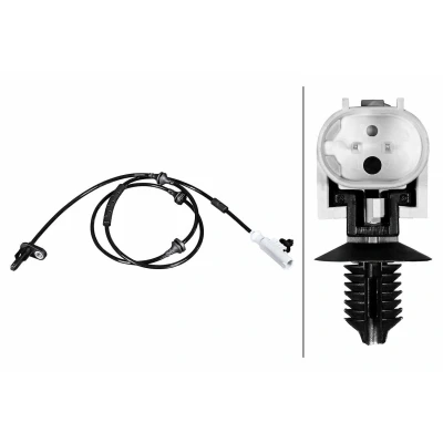Kuva HELLA 6PU 358 216 361 ABS anturi Pidikkeellä Hall 2 napaa 1096mm