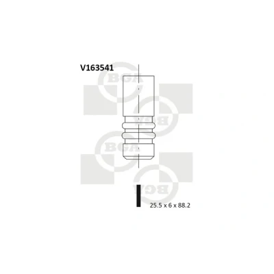 Kuva Pakoventtiili AUDI, SEAT, SKODA, VW OE 03G109611B