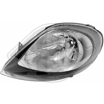 Kuva DIEDERICHS 1895981 Ajovaloumpio Vasen H4 OPEL: Vivaro A Van, Combi, RENAULT: TRAFIC 2 Kasten