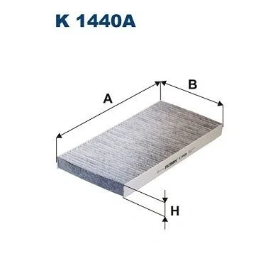 Kuva FILTRON K 1440A Raitisilmasuodatin Aktiivihiilisuodatin 360 174 30 VOLKSWAGEN: ID.3, ID.4, ID.5, AUDI: Q4 SUV, SKODA: Enyaq IV SUV