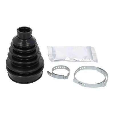 Kuva VAICO V46 1918 Paljekumisarja, Vetoakseli 115mm TPE (termoplastinen elastomeeri) Pyörän puoli, Etuakseli Thermoplast RENAULT: MEGANE 2 Stufenheck
