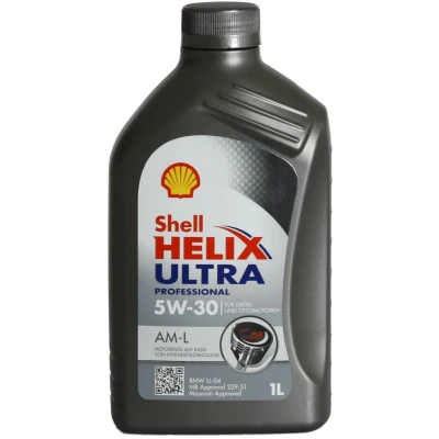 Kuva Shell Helix Ultra Prof AM L 5W 30 1l Moottoriöljy 550040576 BMW: 3 Sedan, 5 Touring, MERCEDES BENZ: Sprinter 3.5 T Bussi, C sarja modell