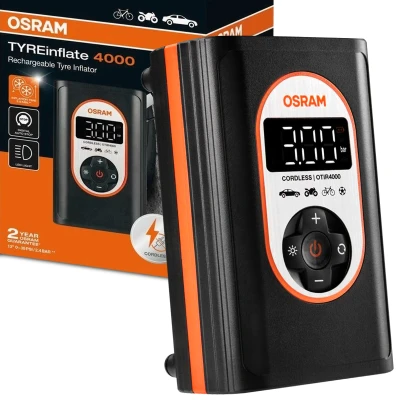 Kuva OSRAM TYREinflate 4000 OTIR4000 Rengaspainemittari Digitaalisella näytöllä