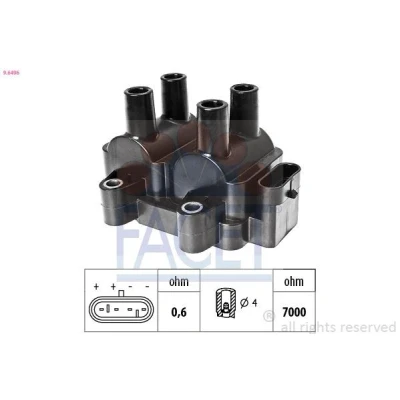 Kuva FACET 9.6496 Sytytyspuola RENAULT: CLIO 2, Modus / Grand Modus, Megane I Grandtour, DACIA: Lodgy