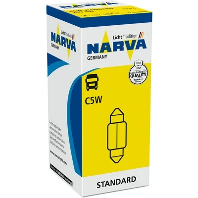 Kuva NARVA 171363000 Polttimo, Rekisterikilvenvalo 24 5 C5W T10,5x38 SV8.5