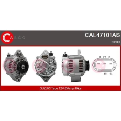 Kuva CASCO CAL35249AS Laturi 12V 100A MAZDA: 6 Hatchback, Farmari, Sedan