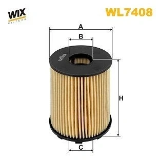 Kuva WIX FILTERS WL7408 Öljynsuodatin Suodatinpanos OPEL: Astra H Caravan, Corsa D Hatchback, FIAT: BRAVO 2, Punto II Linea