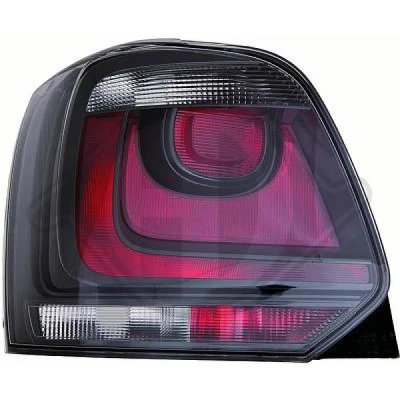 Kuva DIEDERICHS 2206093 Takavalot Vasen W5W, PY21W, H21W, PR21W Sävytetty Ilman lampun kantaa VOLKSWAGEN: Polo V Hatchback