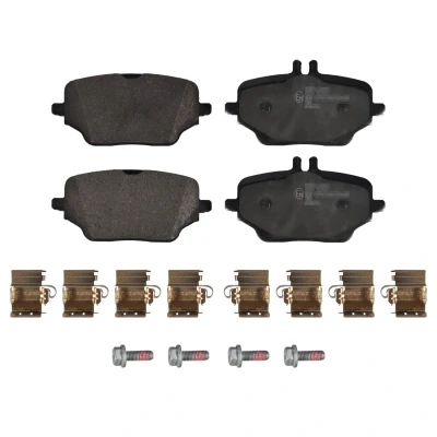 Kuva FEBI BILSTEIN 176866 Jarrupalat Taka akseli Kulumisenilmaisemelle Kiinnitysmateriaalilla MERCEDES BENZ: GLE