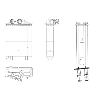 Kuva NRF 54415 Lämmityslaitteen Kenno Asennusmateriaalilla