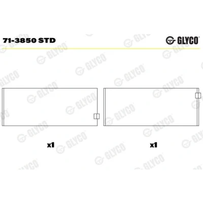 Kuva GLYCO 71 3850 STD Kiertokangen Laakeri