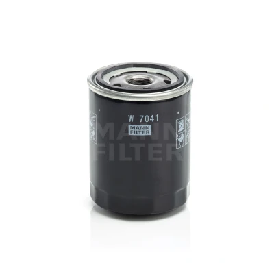 Kuva MANN FILTER W 7041 Öljynsuodatin 3/4 16 UNF 1B yhdellä peruutuksenestoventtiilillä Ruuvattava suodatin NISSAN: Primera Sedan, Almera 2 Limousine