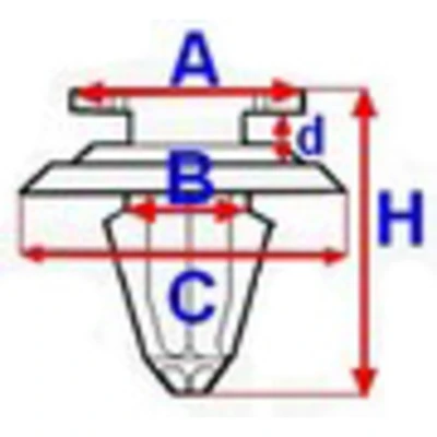 Kuva ROMIX C60755 Kiinnike HONDA: CR V 3, CIVIC 7 Hatchback