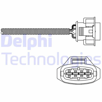 Kuva DELPHI ES10792 12B1 Lambda Anturi Planarsondi, Lämmitetty FIAT: Stilo Hatchback