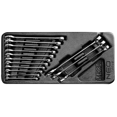 Kuva NEO TOOLS 84 234 Työkalusarjalaatikko 14 6, 7, 8, 9, 10, 11, 12, 13, 14, 15, 16, 17, 18, 19 Kromi vanadium teräs