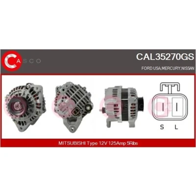 Kuva CASCO CAL15420AS Laturi 12V 150A NISSAN: Qashqai / Qashqai+2 I, RENAULT: MEGANE 3 Grandtour