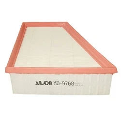 Kuva ALCO FILTER MD 9768 Ilmansuodatin 70,0 211,0 Suodatinpanos SKODA: Roomster, Fabia 2, 1 Combi, VOLKSWAGEN: Polo IV Hatchback, SEAT: Ibiza 3