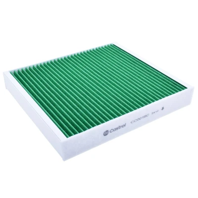 Kuva Castrol filters CC0016C Raitisilmasuodatin Aktiivihiilisuodatin, Antibakteerisella vaikutuksella 256mm 224mm 36mm SKODA: Fabia III Hatchback, 2