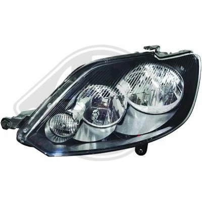 Kuva DIEDERICHS 2215683 Ajovaloumpio Vasen H15, H7 Halogeeni Oikeanpuoleiselle liikenteelle Sähkömoottorilla VOLKSWAGEN: Golf Plus / Crossgolf