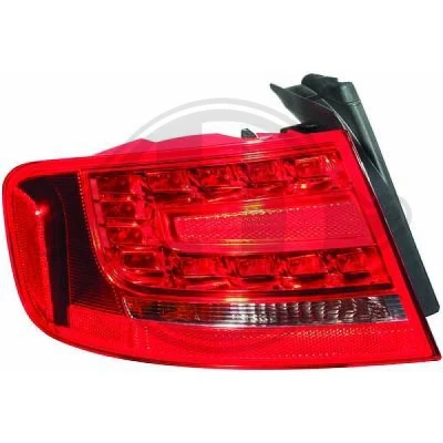 Kuva DIEDERICHS 1018191 Takavalot Vasen Uloin osa P21W Ilman lampun kantaa AUDI: A4 B8 Sedan