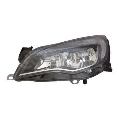 Kuva ALKAR 2762439 Ajovaloumpio Oikea H7/H7, W21/5W Huomiovalolla Sähkömoottorilla Kotelo mustalla sisäosalla OPEL: Astra J Hatchback