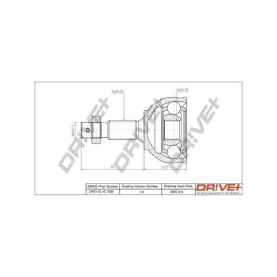 Kuva Dr!ve+ DP2110.10.1556 Vetonivel PEUGEOT: 407 Sedan, SW