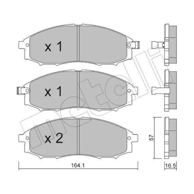 Kuva Jarrupalasarja, levyjarru METELLI 22 0611 0