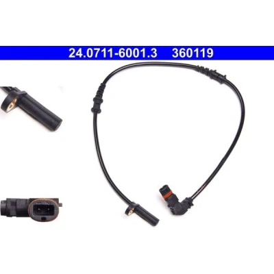 Kuva ATE 24.0711 6001.3 ABS Anturi 565 MERCEDES BENZ: C sarja T modell, SLK, Sedan