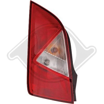 Kuva DIEDERICHS 7451091 Takavalot Vasen P21W, P21/5W, R10W, PY21W Ilman lampun kantaa