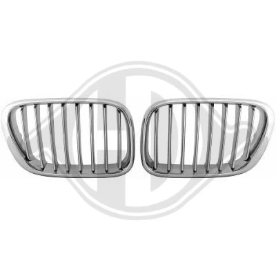 Kuva DIEDERICHS HD Tuning 1290240 Etusäleikkö Molemminpuolin Kromi BMW: X5