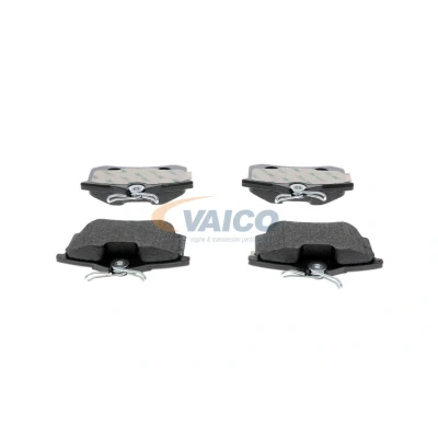 Kuva VAICO V10 8168 Jarrupalat Q+, original equipment manufacturer quality Taka akseli Ilman kulumisenilmaisinta Huudonvaimennuspellillä tarvikkeita