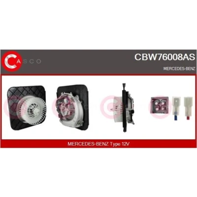 Kuva CASCO CST10421AS Starttimoottori 12V 2,20kW 9 CPS0132 M8 76mm VOLKSWAGEN: Touareg I, AUDI: Q7