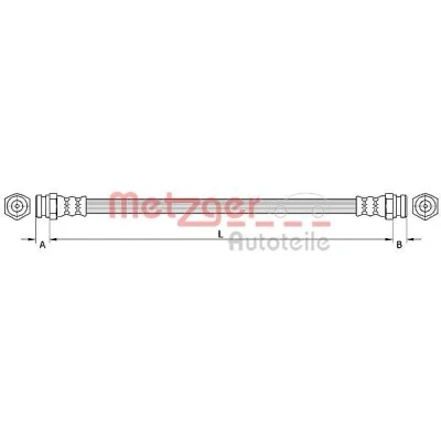 Kuva METZGER 4110877 Jarruletku 268
