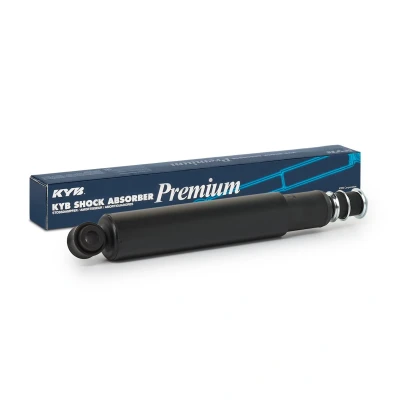 Kuva KYB Premium 444053 Iskunvaimentimet Taka akseli Öljypaine Teleskooppi iskunvaimentaja Silmukka ylhäällä, Tappi alhaalla