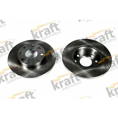 Kuva KRAFT 6041500 Jarrulevyt 236, 236,0 12,5 4 täysi OPEL: Astra F CC, Kadett E Sedan, Vectra A Sedan