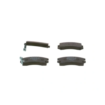 Kuva BOSCH 0 986 493 450 Jarrupalat Low Metallic akustisella kulumavaroittimella SUZUKI: SWIFT 2, NISSAN: SUNNY 2 Coupe