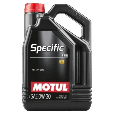Kuva Motul Specific 2312 0W 30 5l Moottoriöljy 106414 PEUGEOT: 3008 I, 208 I Hatchback, 308 TOYOTA: Avensis III Farmari, Yaris Hatchback