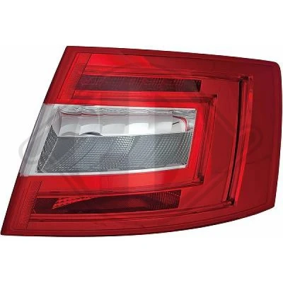 Kuva DIEDERICHS 7832092 Takavalot Oikea LED, PY21W, P21W, H21W Ilman lampun kantaa SKODA: Octavia 3 Schrägheck