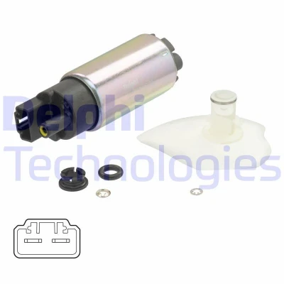 Kuva DELPHI FE0736 12B1 Polttoainepumppu Sähköinen Bensiini Ilman tiivisteitä HONDA: Jazz 2